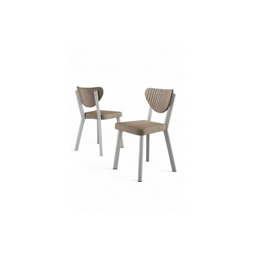 Hanah home set stolica (6 komada) arfe cappuccino white Cene