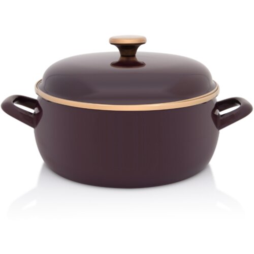 Metalac plitka šerpa Bordo amor 24cm/5lit Cene