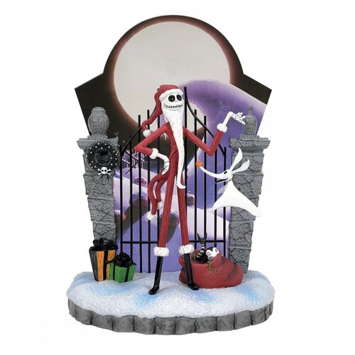 Enesco vitrina figurica disney nightmare before christmas santa jack door diorama, (20837837) Cene