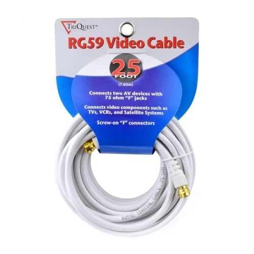  TriQuest Coaxial cable RG59 M/M 7.5m PN: 5625