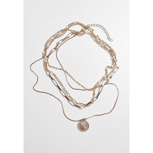 Urban Classics Accessoires Gold coin layering necklace Slike