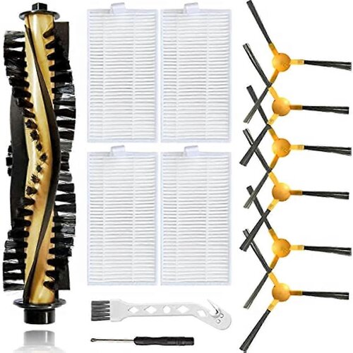 INORCO Komplet nadomestnih delov za robotski sesalnik Neatsvor X500x600 1 glavna krtača + 6 stranskih krtač + 4 filtri + 1 čistilna krtača, (21853469) Slike