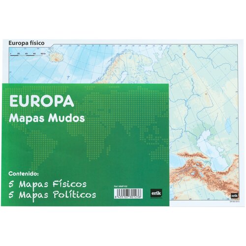 Grupo PAKET 10 MUTE MAPS JE EVROPA FIZIČNA POLITIKA, (20837810) Cene