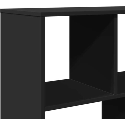 VidaXL Sobna pregrada crna 100x33x156,5 cm konstruirano drvo Slike