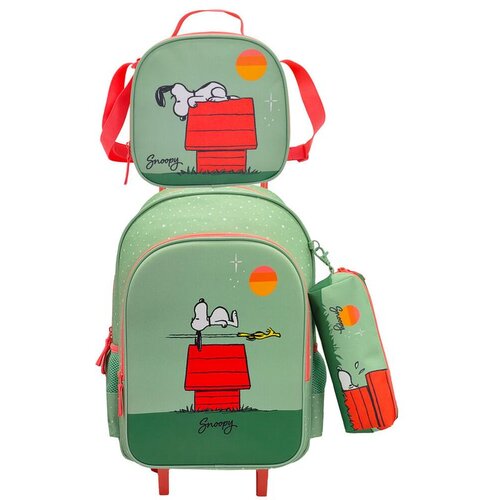 SNOOPY Set trolley + portatodo + torba za užinu Peanuts Slike