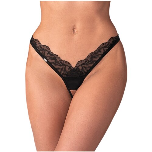 Obsessive prozirne čipkaste tange (crne) Cijene