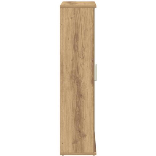 VidaXL Kupaonski ormarić s držačem za role boja hrasta 39x22x90 cm Slike