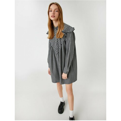 Koton Both Dress - Gray - Ruffle Slike