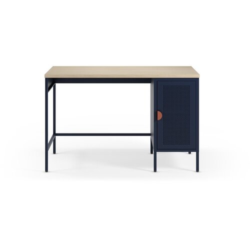 Marckeric Pisalna miza z mizno plo&amp;scaron;čo v hrastovem dekorju 60x120 cm Sayla &amp;ndash; Slike