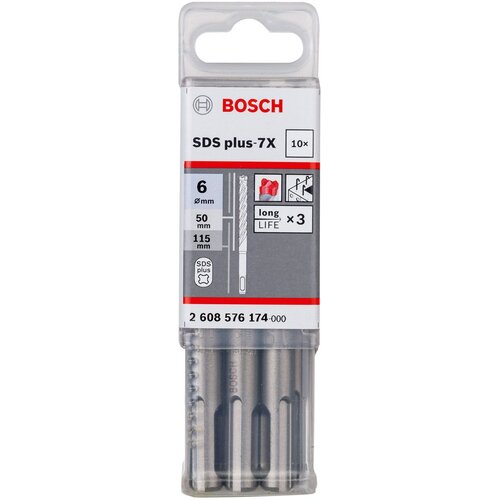 Bosch SVEDER ZA BETON SDS PLUS 6X50X115 MM 10-DELNI KOMPLET SVEDROV Cene