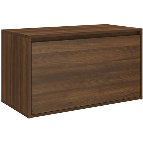 VidaXL Klop za hodnik 80x40x45 cm rjavi hrast konstruiran les, (20777530) Slike