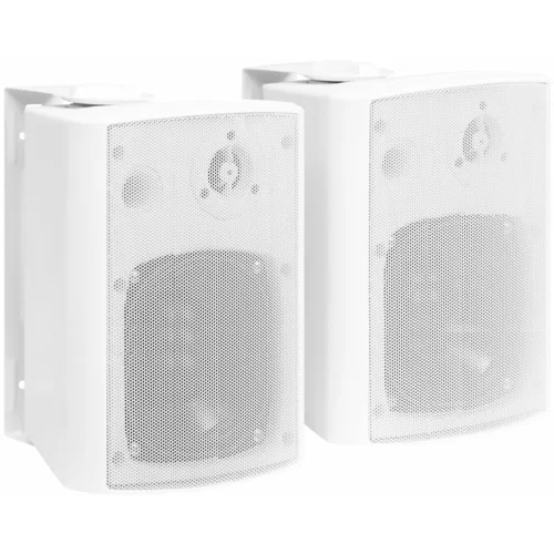  Zidni stereo zvučnici 2 kom bijeli unutarnji/vanjski 100 W