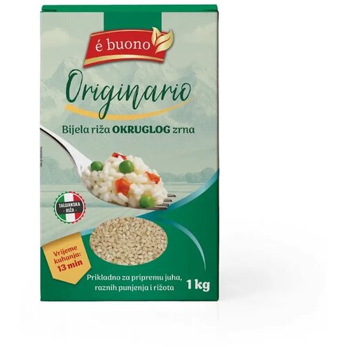 E BUONO riža Originario 1 kg Slike