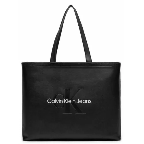 Calvin Klein Jeans Ročna torba Sculpted Slim K60K612222 Črna