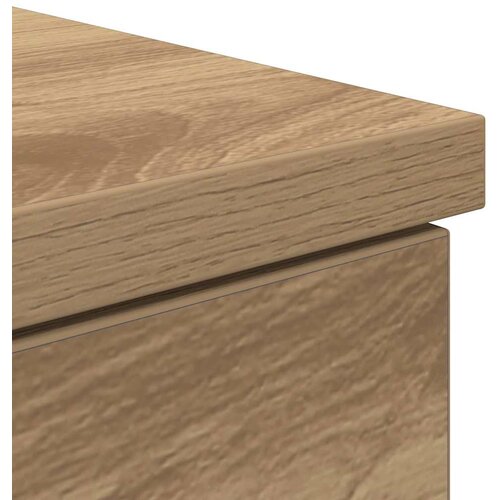  Stol s policom hrast artisan 140 x 49 x 76 cm Konstruirano drvo Slike