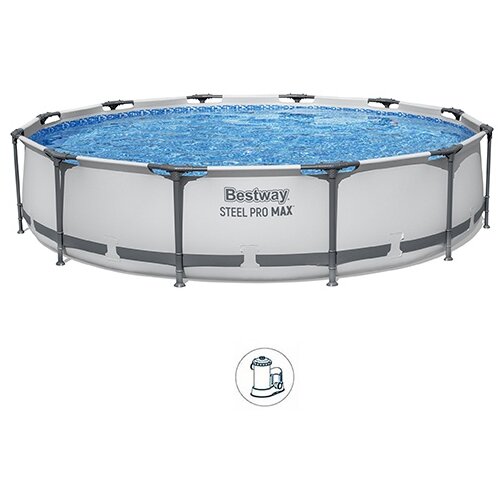 Bestway bazen za decu sa čeličnim ramom i pumpom max pool 366x76cm 56416E Cene
