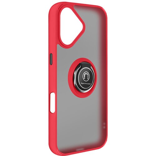 AVIZAR Ovitek za iPhone 17 z obročastim stojalom in magnetnim nastavkom, Rdeča, (5000189478) Cene