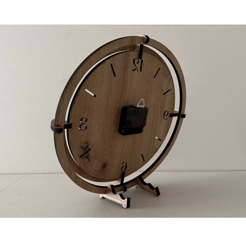  Li-Go 23628/DUB3 - Zidni LED sat, 1x AA, prečnik 32 cm, svetli hrast, kružni Slike