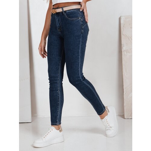 DStreet Jeansy damskie push up granatowe Cene