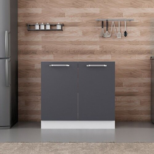 Hanah home kuhinjski element Minar 4146, 90 cm, beli / antracit Cene