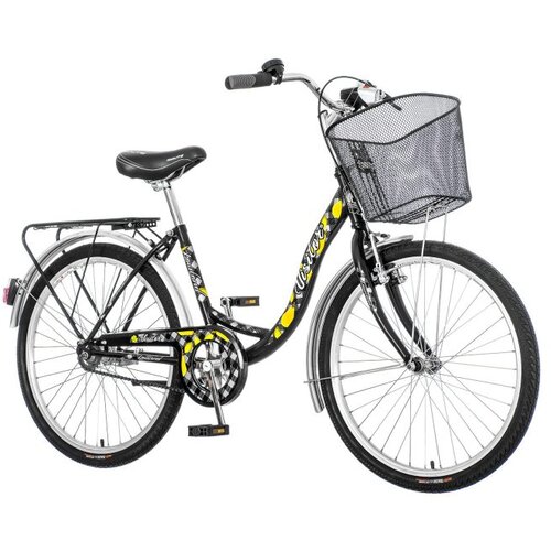 Visitor LOW243F 24"/15" LOWLAND CRNO ZUTO SIVI - dečiji bicikli Cene