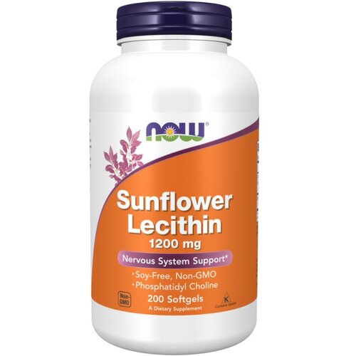Now Foods Suncokretov lecitin NOW, 1200 mg (200 mekih kapsula) Cijene
