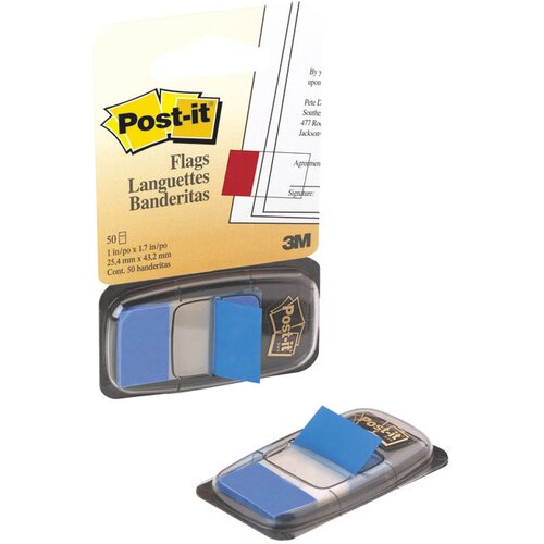  ZASTAVICA 25,4X43,2MM 50L POST-IT 3M.680-2 PLAVA BLISTER Cene