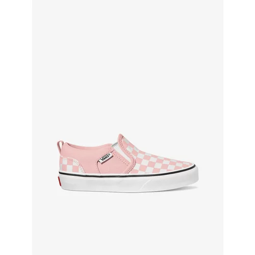 Vans Pink Girly Patterned Slip on Sneakers My Asher - Unisex
