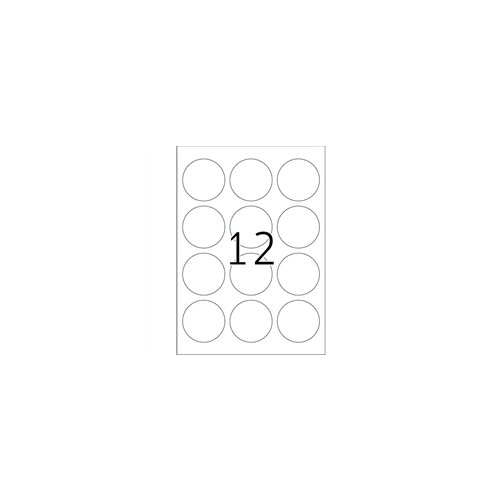 Optima Naljepnice 416, promjer 60 mm Cijene