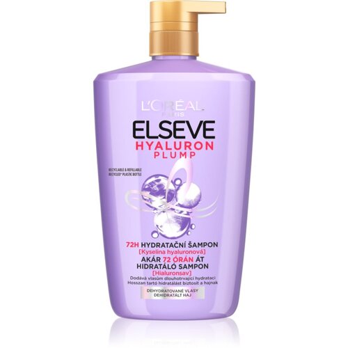 L´Oréal Paris Elseve Hyaluron Plump vlažilni šampon s hialuronsko kislino 1000 ml Cene