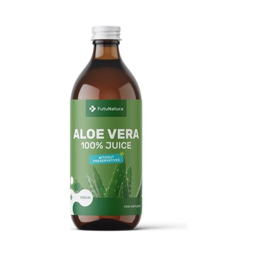 FutuNatura aloe vera 100% sok - 1.000 ml Slike