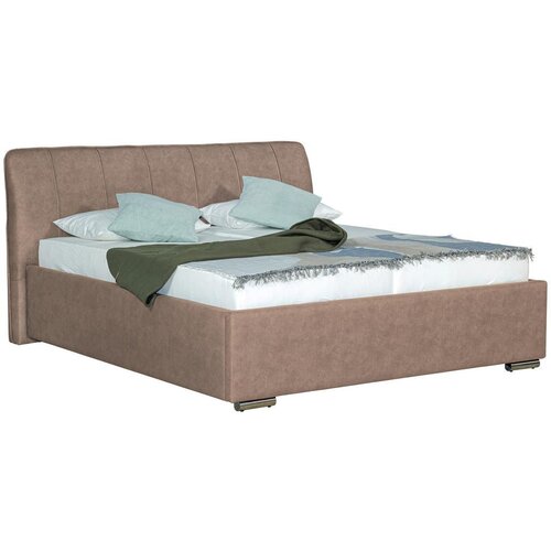 Modern Living Oblazinjena Postelja France Storage, Rjavosiva, 160x200 Cene