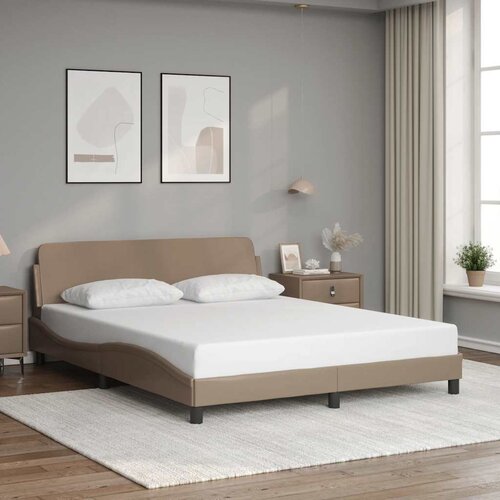  Okvir za krevet Dover cappuccina 160x200 cm umjetna kože Cene