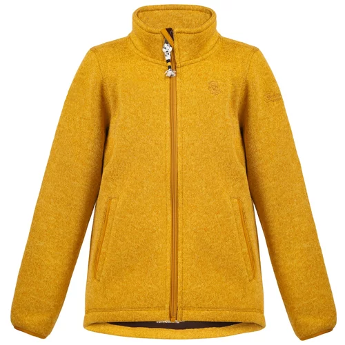 Schmuddelwedda Flis jakna smeđa / zlatno žuta / bijela