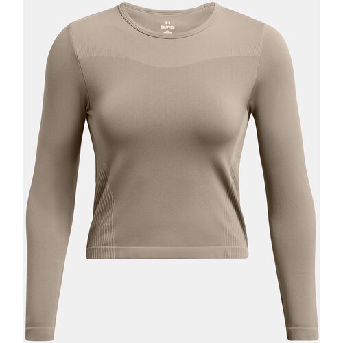 Under Armour Vanish Elite Seamless LS-BRN T-Shirt - Women Cene