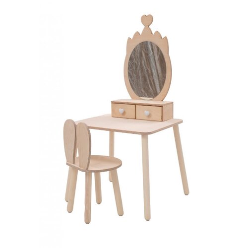 ToddlerInFamily MONTESSORI KOZMETI�NA MIZICA KRONA (VE� BARV)-Natur Cene