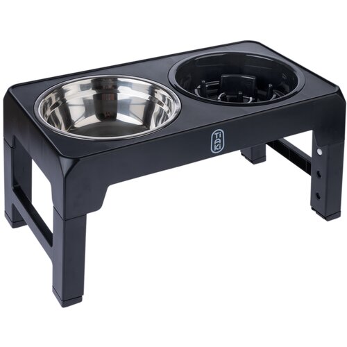 TIAKI dvostruka zdjelica podesive visine u 4 stupnja - 1,2 l, cca. D 44 x Š 24 x V 8 cm Cijene