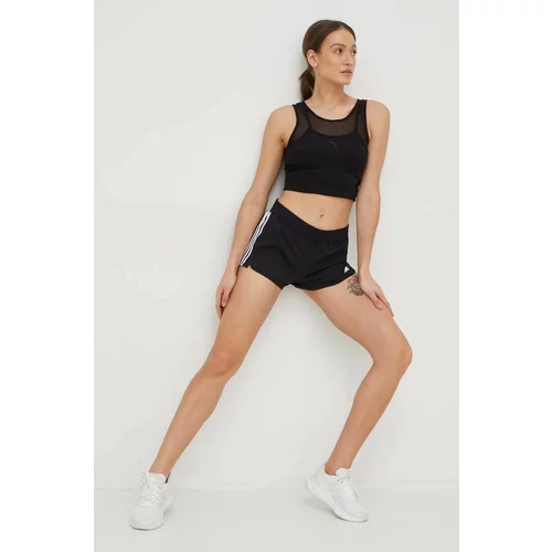 Adidas Kratke hlače za vadbo Pacer ženske, črna barva