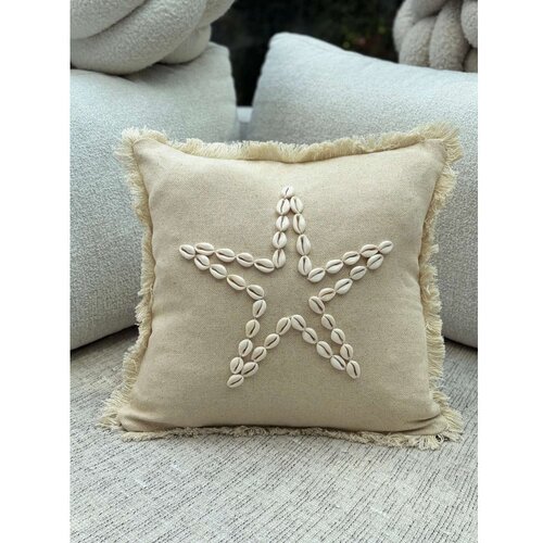 Mioli Decor Bombažna prevleka za blazino 43x43 cm Seashells – Cene