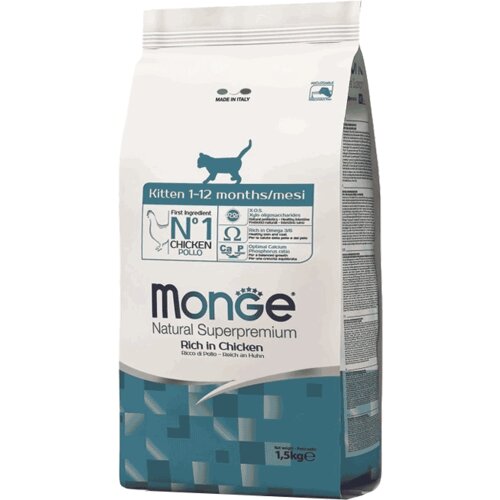 Monge Hrana za mačiće Natural Kitten, Piletina Slike