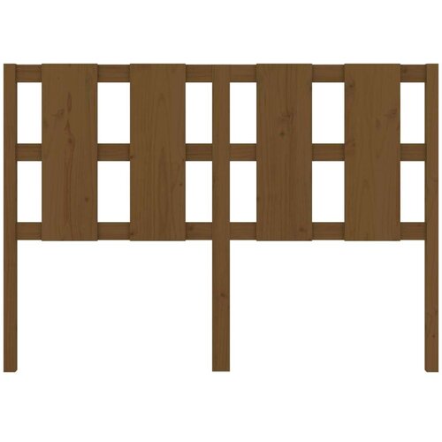  Uzglavlje za krevet boja meda 125 5x4x100 cm masivna borovina Slike