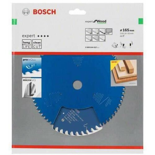 Bosch list kružne testere expert za drvo 165 x 30 x 2,6 mm, 48 ( 2608644027 ) Slike
