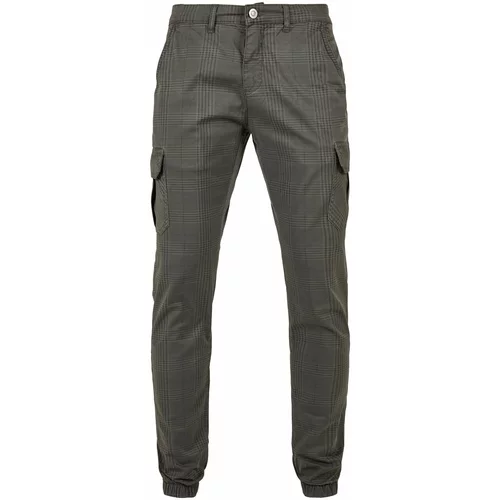Urban Classics Kargo hlače siva / temno siva