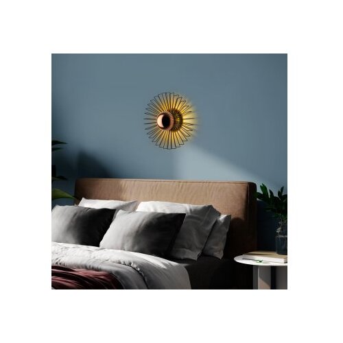 Opviq vall lamp zidna crna lampa kaya 15230 m Slike