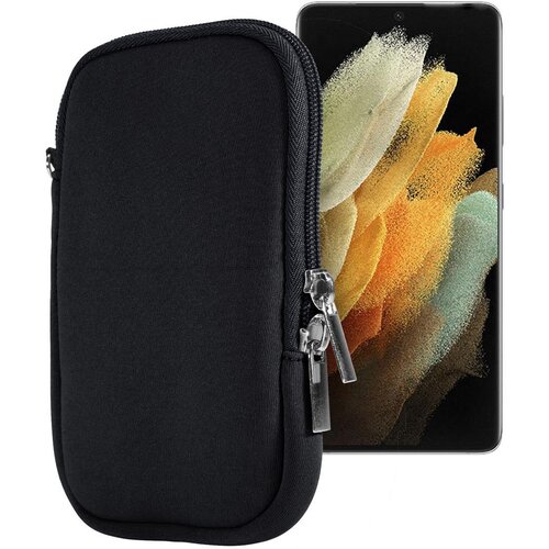 Cadorabo Universal Neopren mobilni telefon, združljiv z mobilnimi telefoni do 5,5'' (ZOLL) v črno -za&scaron;čitnem neoprenskem ohi&scaron;ju z zapestnim pasom, (20588369) Cene
