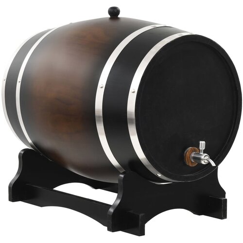 VidaXL sod za vino s pipo trdna borovina 35 l Slike