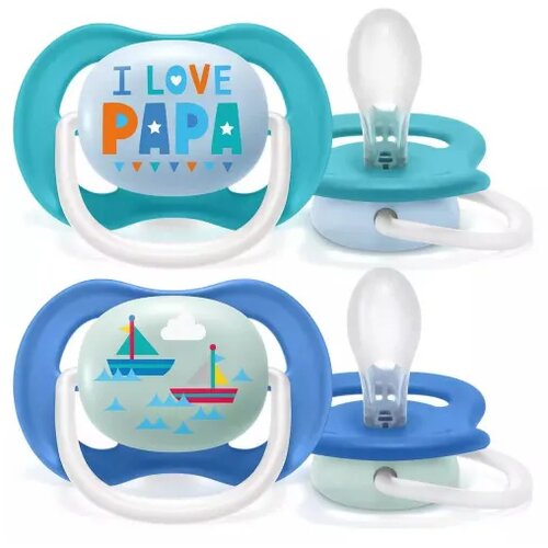 Avent varalica papa/boat za dječake, 2 kom, 6-18m Slike