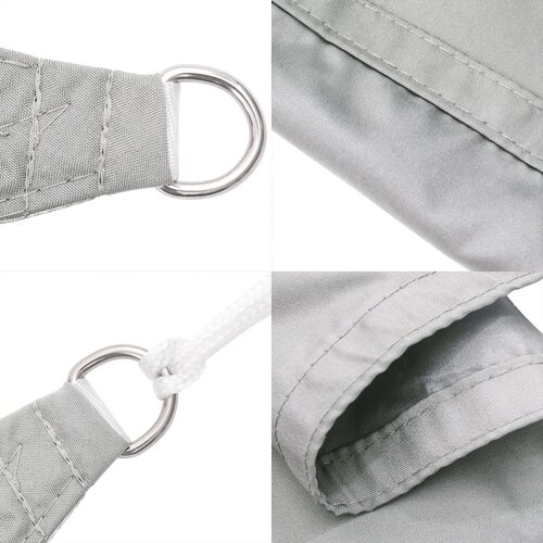  Jedro protiv sunca svjetlosivo 3,5x2,5 m poliester Oxford Slike