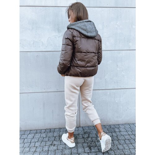 DStreet KHALEESI ladies quilted coffee jacket Cene