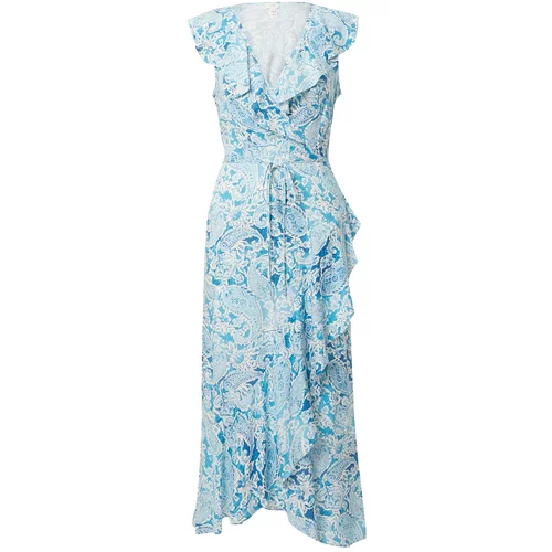 River Island Ljetna haljina 'SENORITA' plava / svijetloplava / bijela